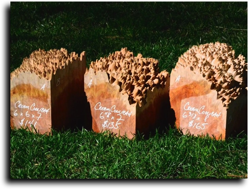 AustralianBurls.com Products - Cut Blocks © 2018 Jim Syvertsen
